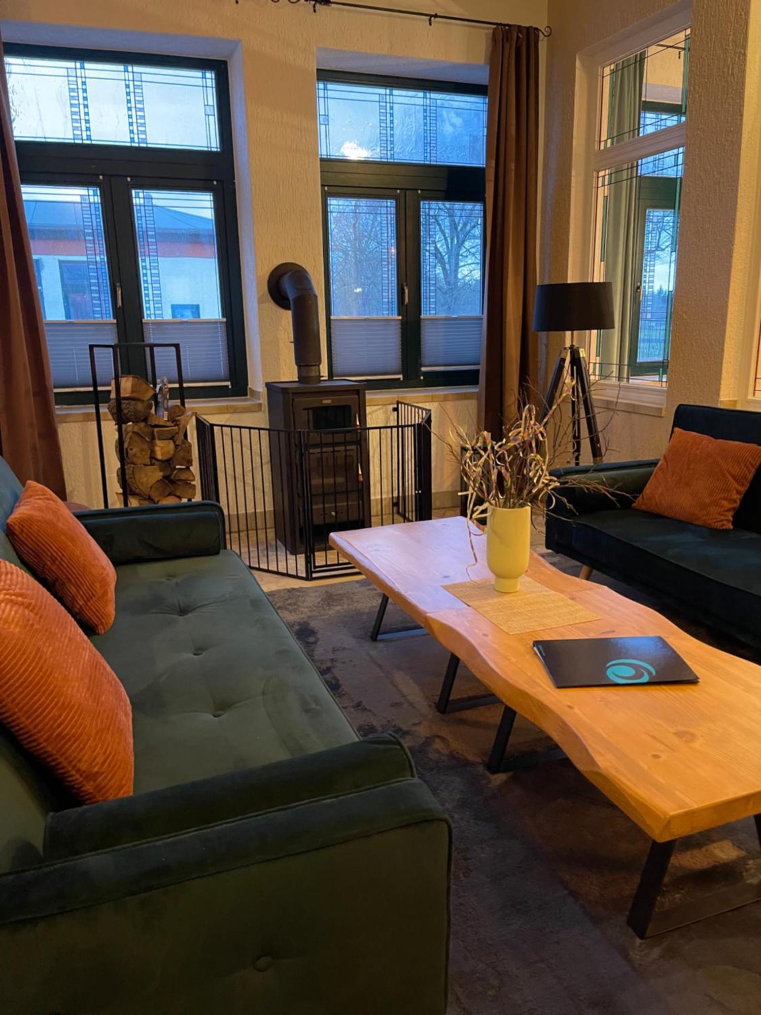 Ferienwohnung Mit Kamin Und Traumhafter Dachterrasse Mit Weitblick In Die Natur Neu Gaarz Εξωτερικό φωτογραφία